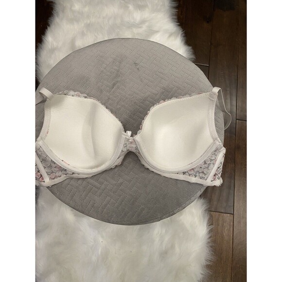 Laura Ashley Intimates Floral Lace Underwire Bra 36C - Picture 7 of 9